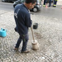 Trabalhos de manutenção de pavimentos